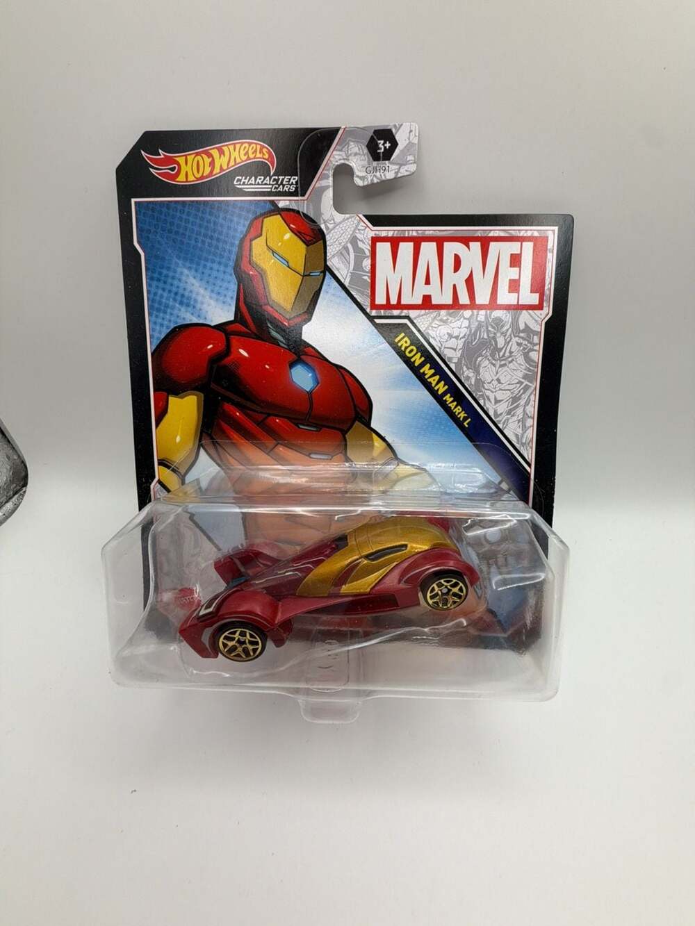 Hot Wheels Marvel Character Cars Iron Man Mark L Diecast Vehicle